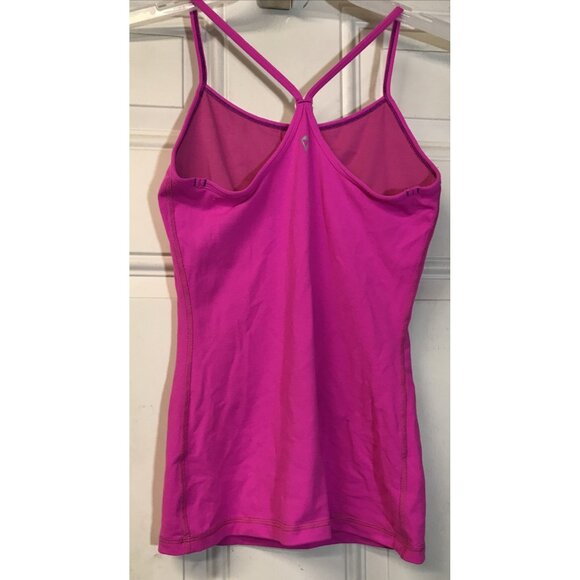EUC Ivivva By Lululemon Sz 14 Girls Tank Top Strappy Racerback Built In Support - Picture 3 of 5
